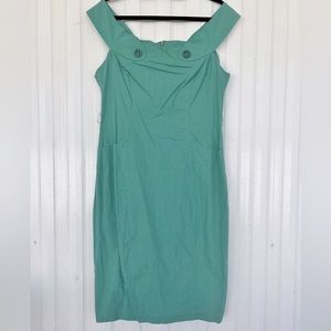 Off-the-Shoulder Pinup Wiggle Dress